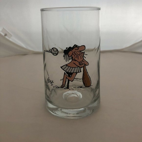 Vintage Arby's Johnny Hart BC Ice Age Collector's Series Glass 1981 "Wiley" - Picture 1 of 6